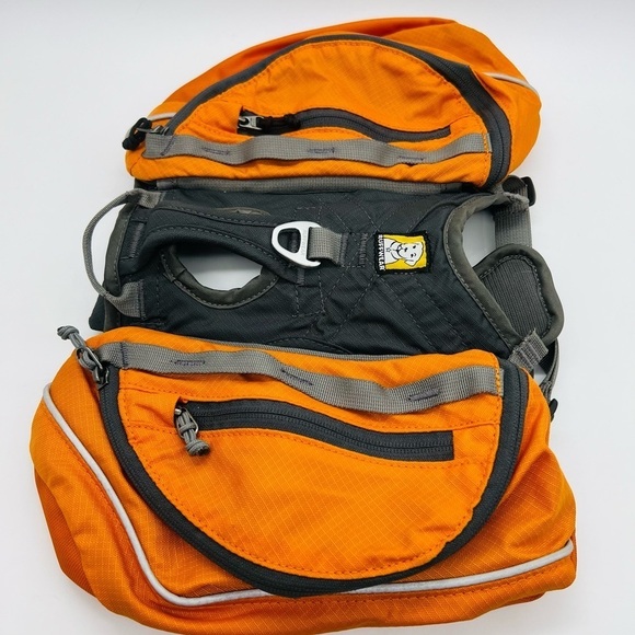 RUFFWEAR APPROACH DOG PACK ORANGE & GRAY SIZE XS 17-22” - Picture 3 of 13